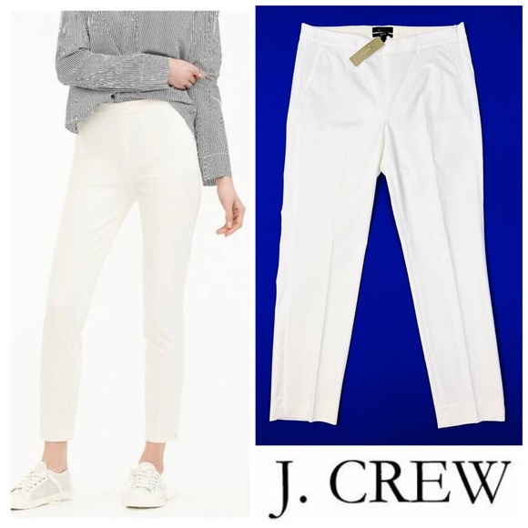 J. Crew Pants - NWT🤩 |•J. CREW•| 'Martie' Skinny White Skinny Stretch Pants